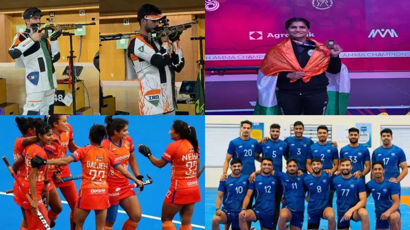 एशियन गेम्स 2026: भारत के खाते में 6 मेडल, टॉप-10 में जगह; शूटिंग और हॉकी में शानदार प्रदर्शन