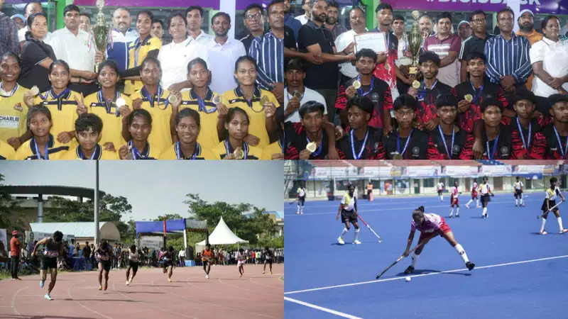 खेलो झारखंड : एथलेटिक्स में हजारीबाग-लातेहार का दबदबा, हॉकी में सिमडेगा बना चैंपियन