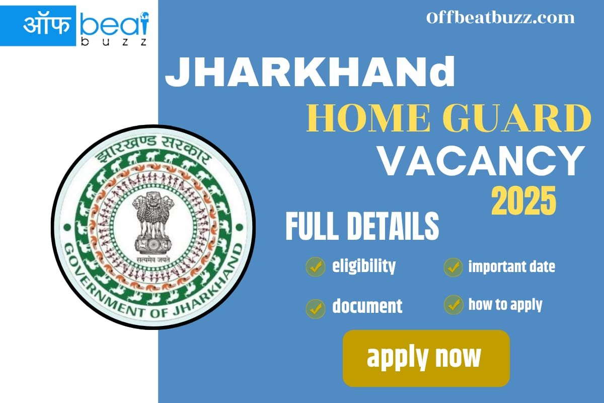 Jharkhand Home Guard Vacancy 2025: जमशेदपुर में 1259 पदों पर निकली भर्ती
