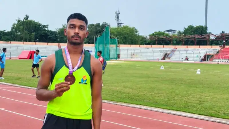 लातेहार के अभिजीत कुजूर ने ईस्ट जोन जूनियर एथलेटिक्स में जीते दो पदक