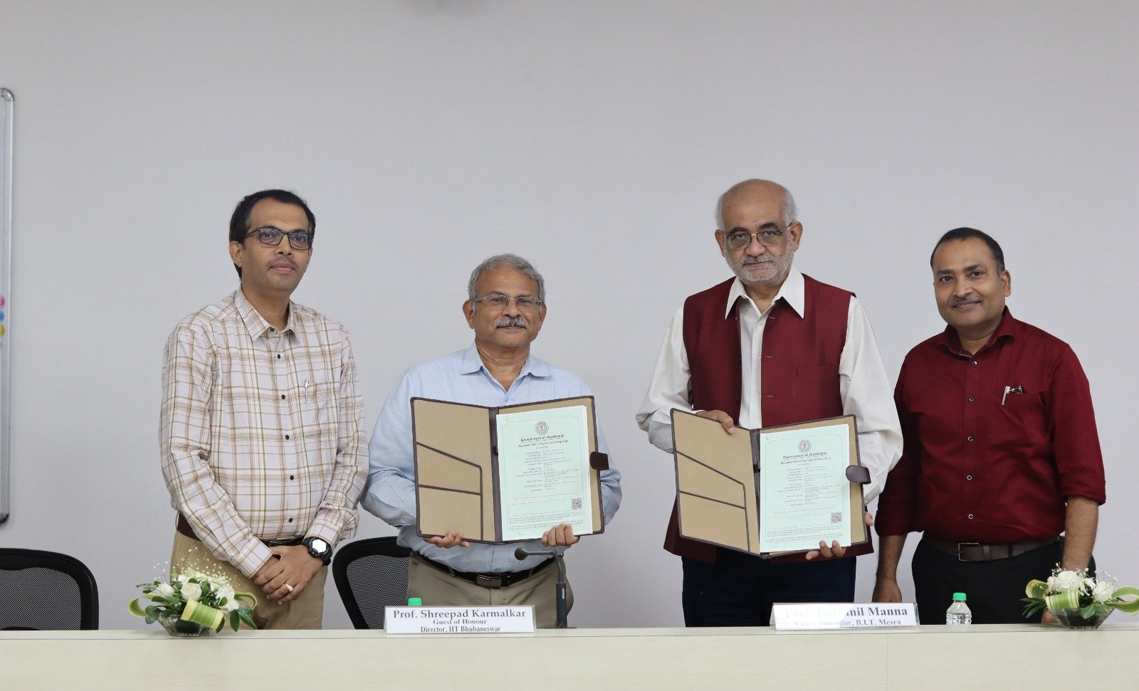 बीआईटी मेसरा और आईआईटी भुवनेश्वर के बीच एमओयू, संयुक्त शोध और शैक्षणिक सहयोग को मिलेगा बढ़ावा