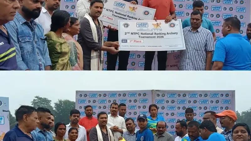 बोकारो में 2nd NTPC राष्ट्रीय रैंकिंग तीरंदाजी प्रतियोगिता का समापन, विजेता खिलाड़ियों को किया सम्मानित