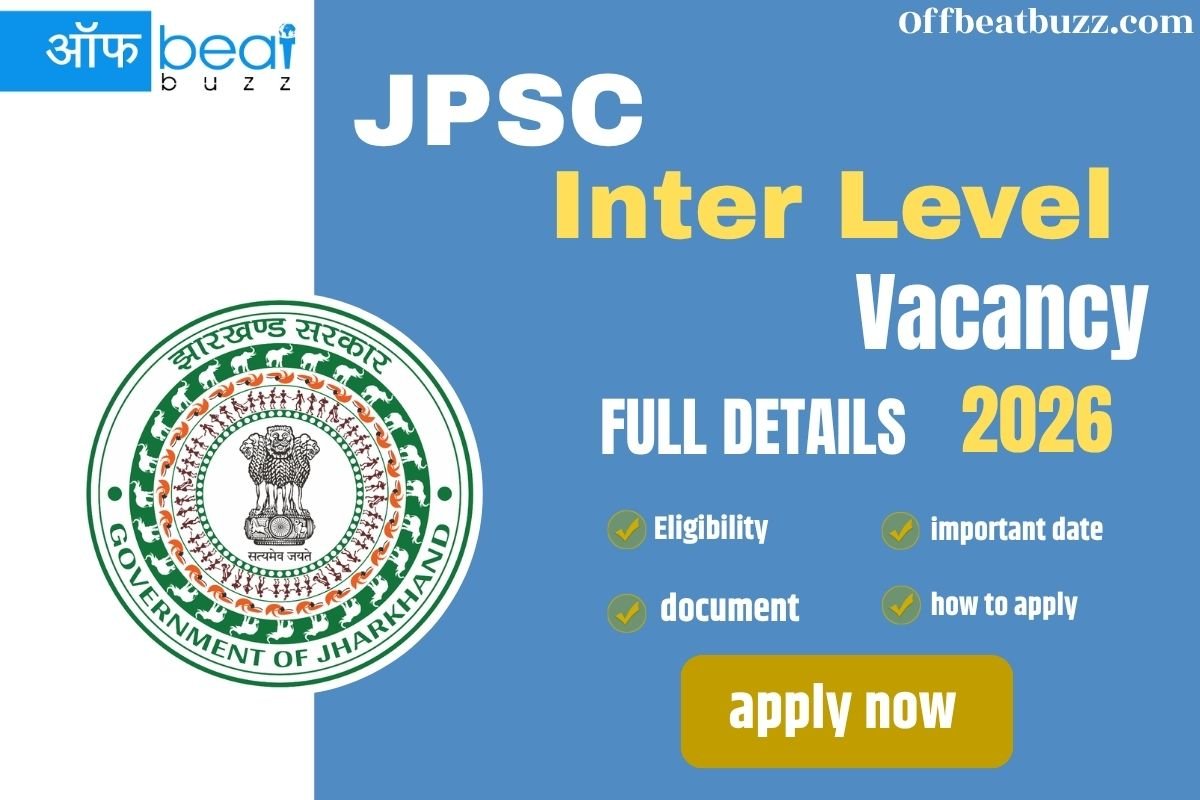  JSSC Inter Level Vacancy 2026 : 326 पदों पर आवेदन शुरू, 4 सितंबर तक करें ऑनलाइन आवेदन